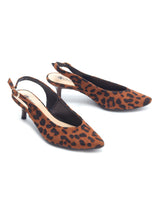 Delco Kitten Heel Suede Sandals