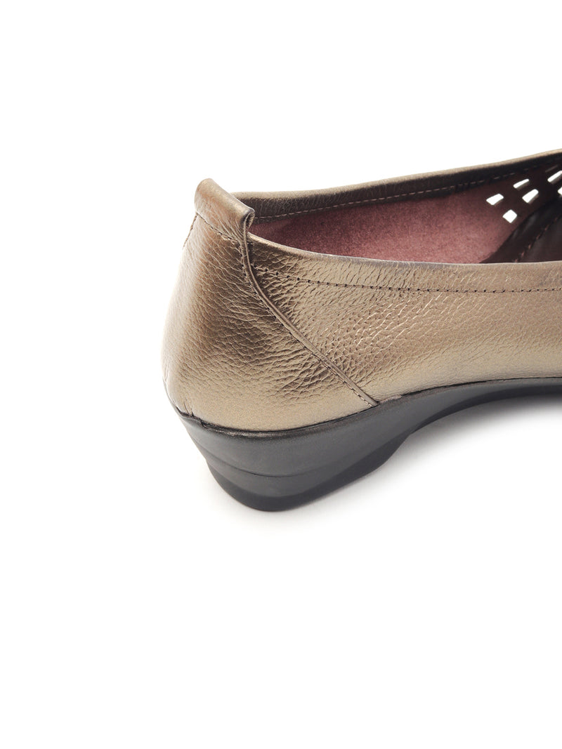 Delco Leather Platform heel Belly