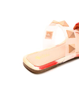 Delco Flat Transparent Slip-Ons