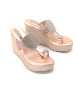 Platform Heel Party Wear Chappals