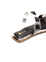 Delco Flat Transparent Slip-Ons