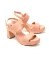 Faux leather Block heel Casual Sandal