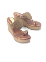 Platform Heel Party Wear Chappals