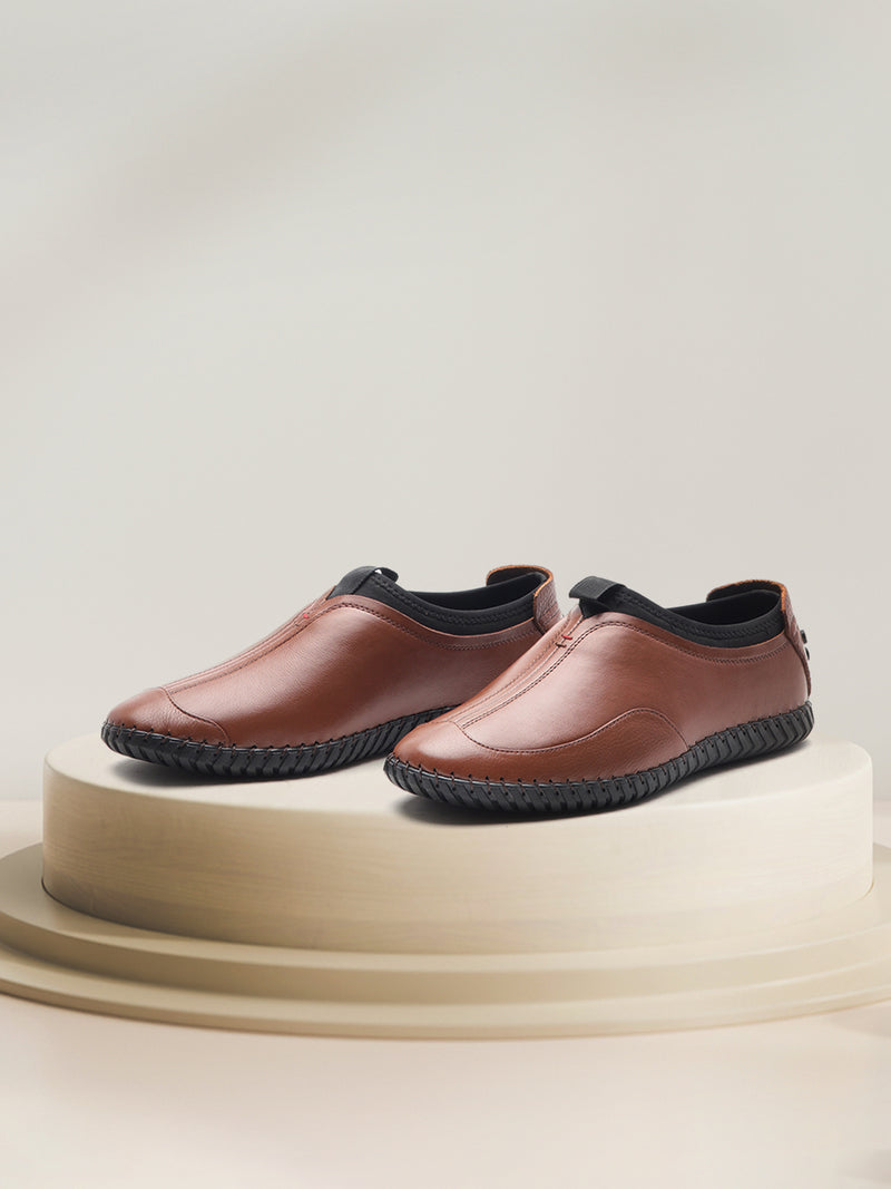 Delco PU Sole Moccasin Slip on Shoes
