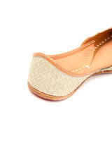 Finely Handcrafted Tan Formal Juttis