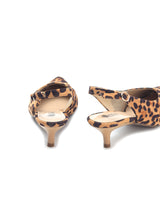 Delco Kitten Heel Suede Sandals