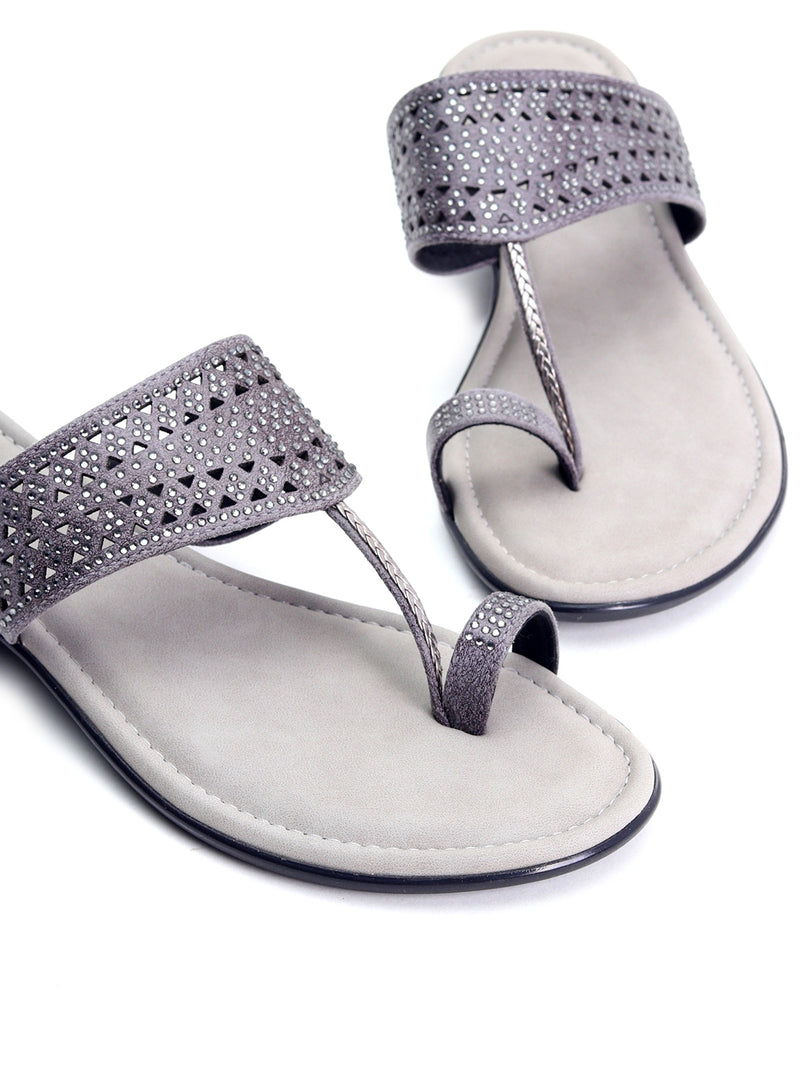 Delco Flat heel Party wear Chappals