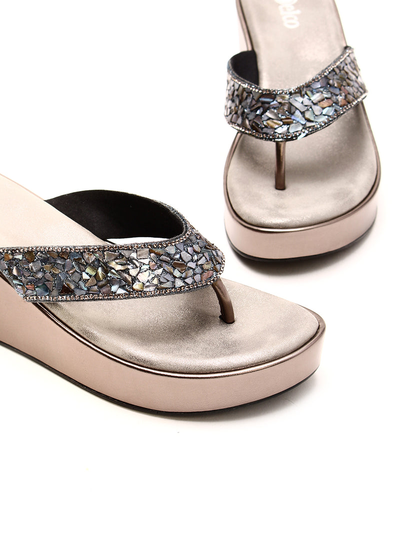 Delco Gola Sole Party Wear Slip-Ons