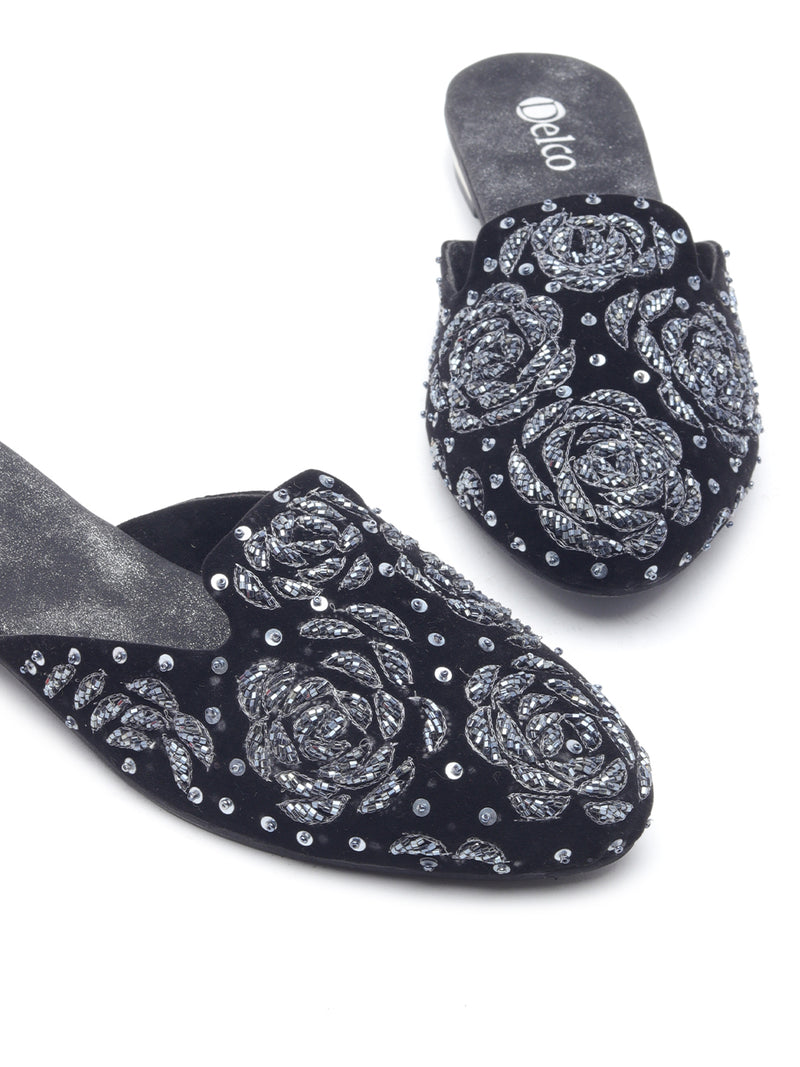 Delco Embroidered Party Wear Slip ons