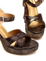 Delco Block Heel Western Wear Sandals