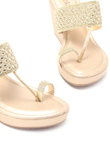 Delco Ethnic Platform Chappals