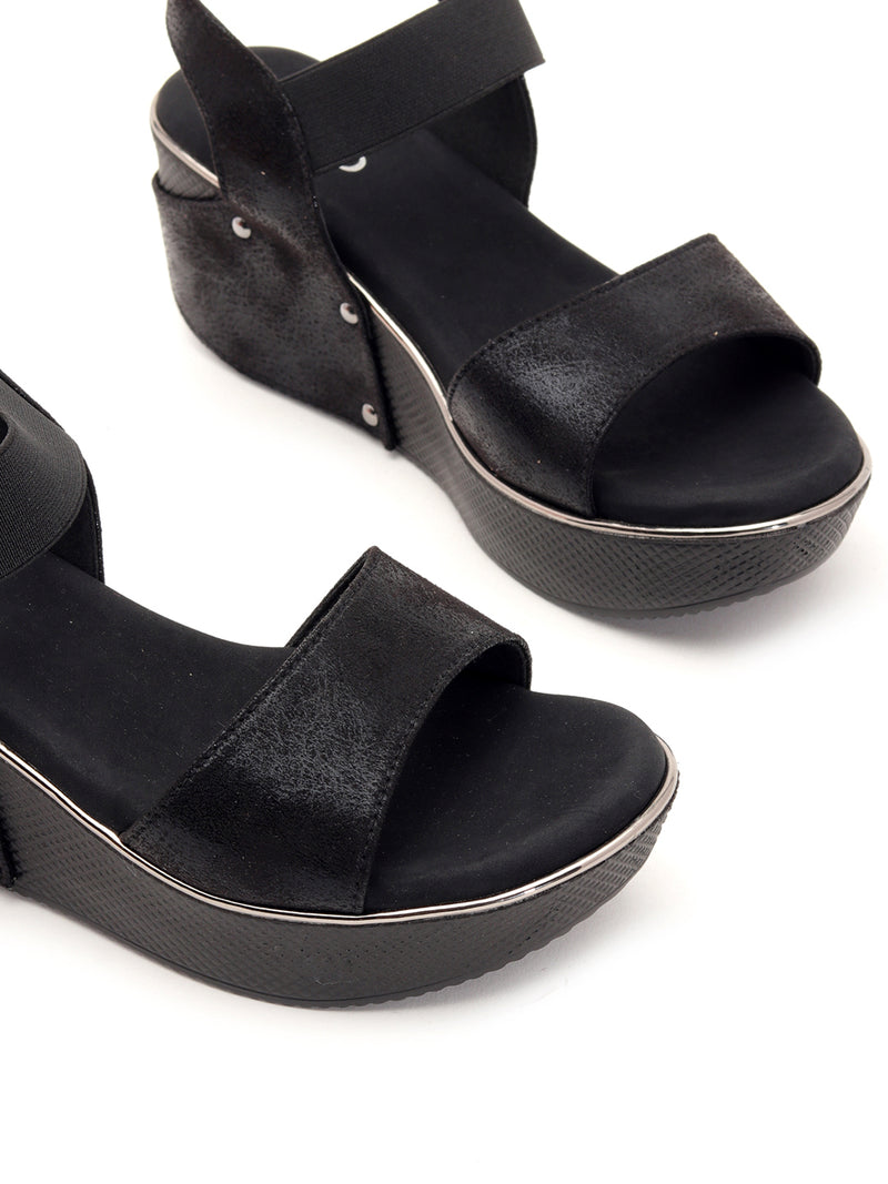 Delco Women Platform Pu Sole Sandals