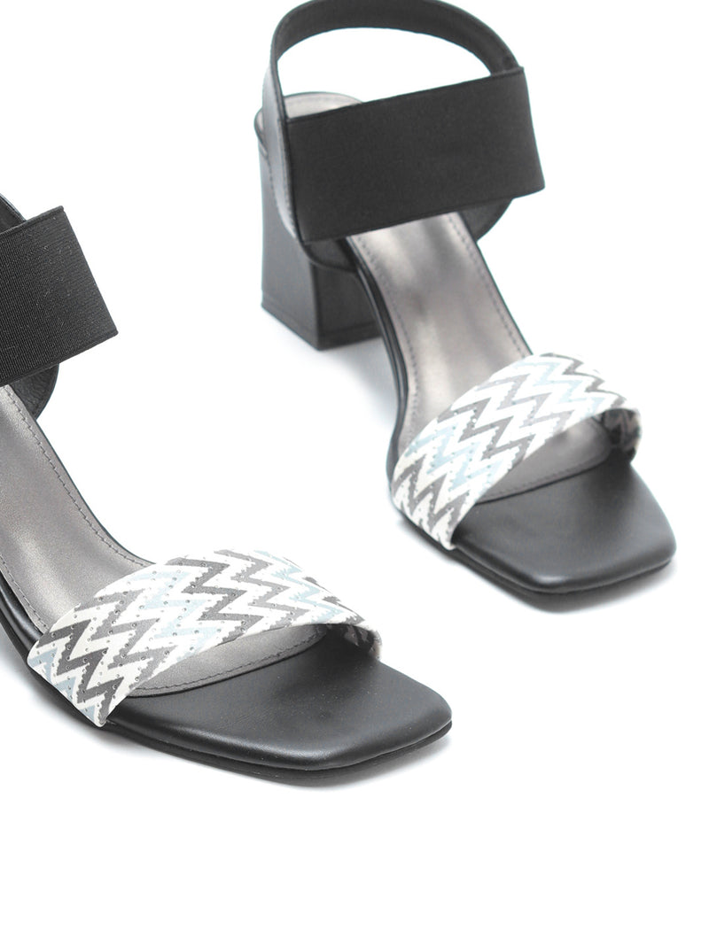 Delco Block Heel Evening Wear Sandals
