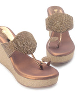 Platform Heel Party Wear Chappals