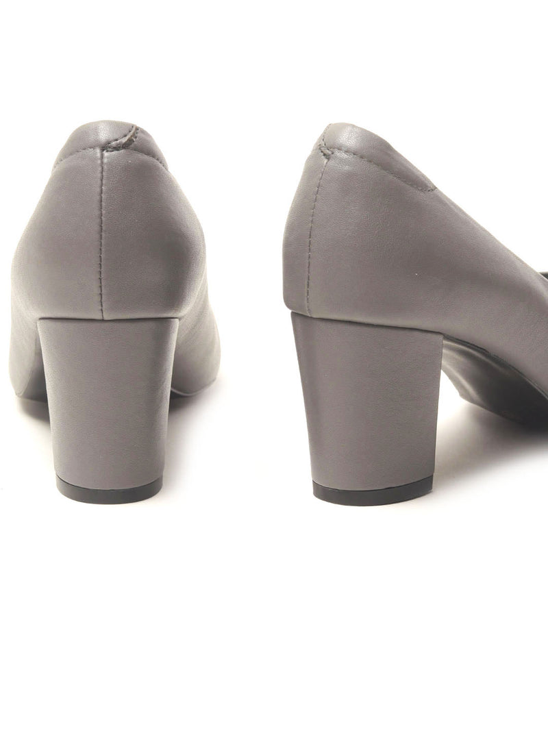 Delco Women's Grey Synthetic Heel Bellies