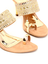 Delco Pencil Heel Fancy Chappal