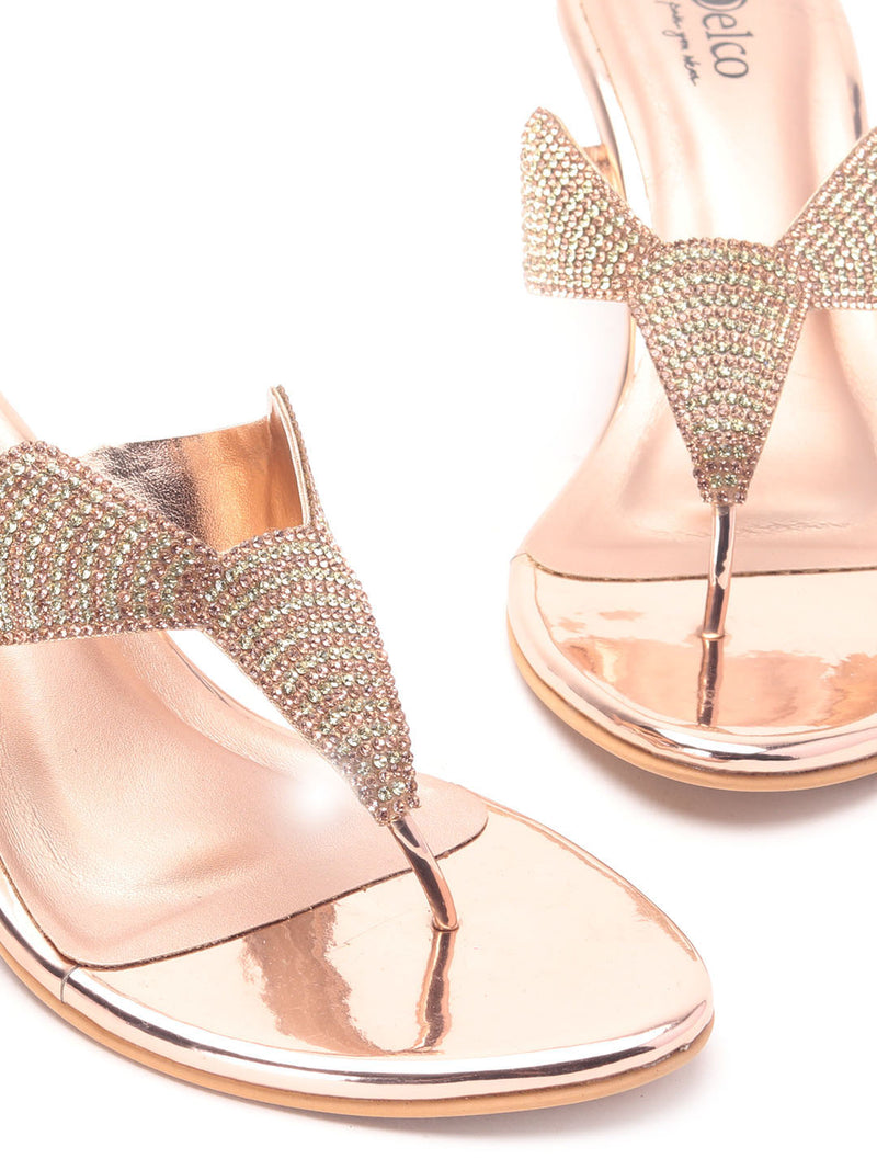 Shimmery Party Wear Chappals