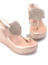 Platform Heel Party Wear Chappals