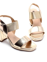 Delco Evening wear Block heel Pull ons