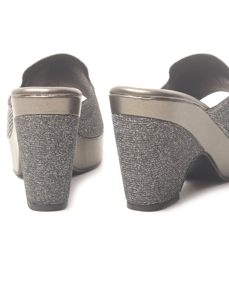 Delco Women Grey Toned  Heels