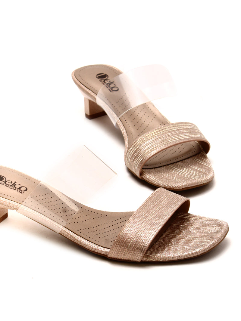 Delco Evening Wear Shimmering Slip-Ons