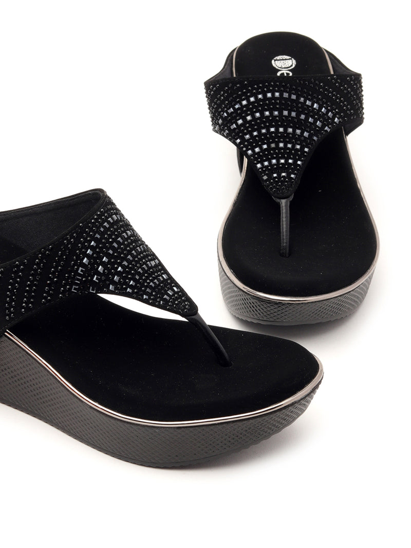 Delco Women Evening Wear Platform Sandals